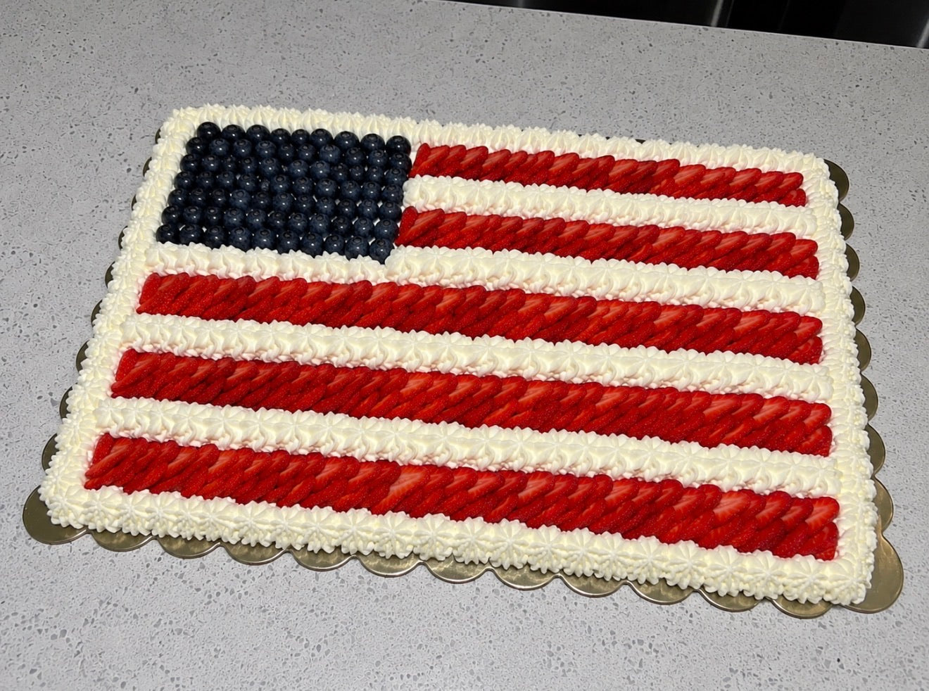 American Flag Pavlova