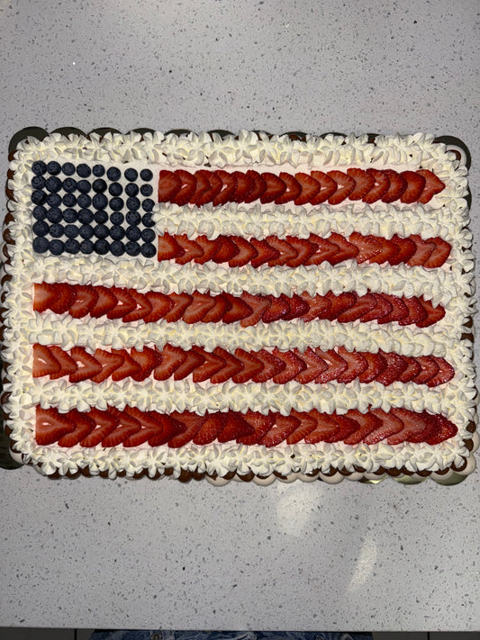 American Flag Pavlova